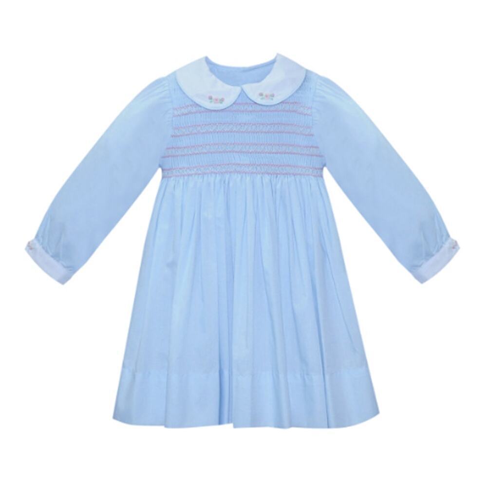 Remember Nguyen Girls Blue Georgia Dress Size 2T